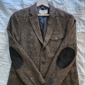 Men's Burberry Jacket, tweed with elbow patches